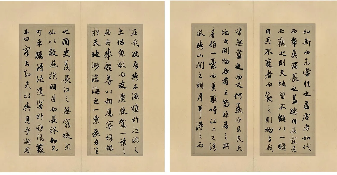 赵孟頫《行书前后赤壁赋册页》_03