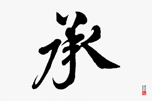 米友仁《文字帖》承