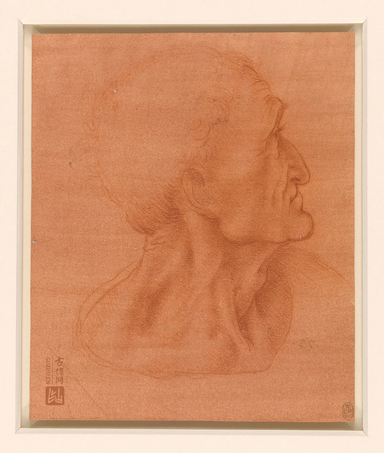 达·芬奇素描《犹大的头像》