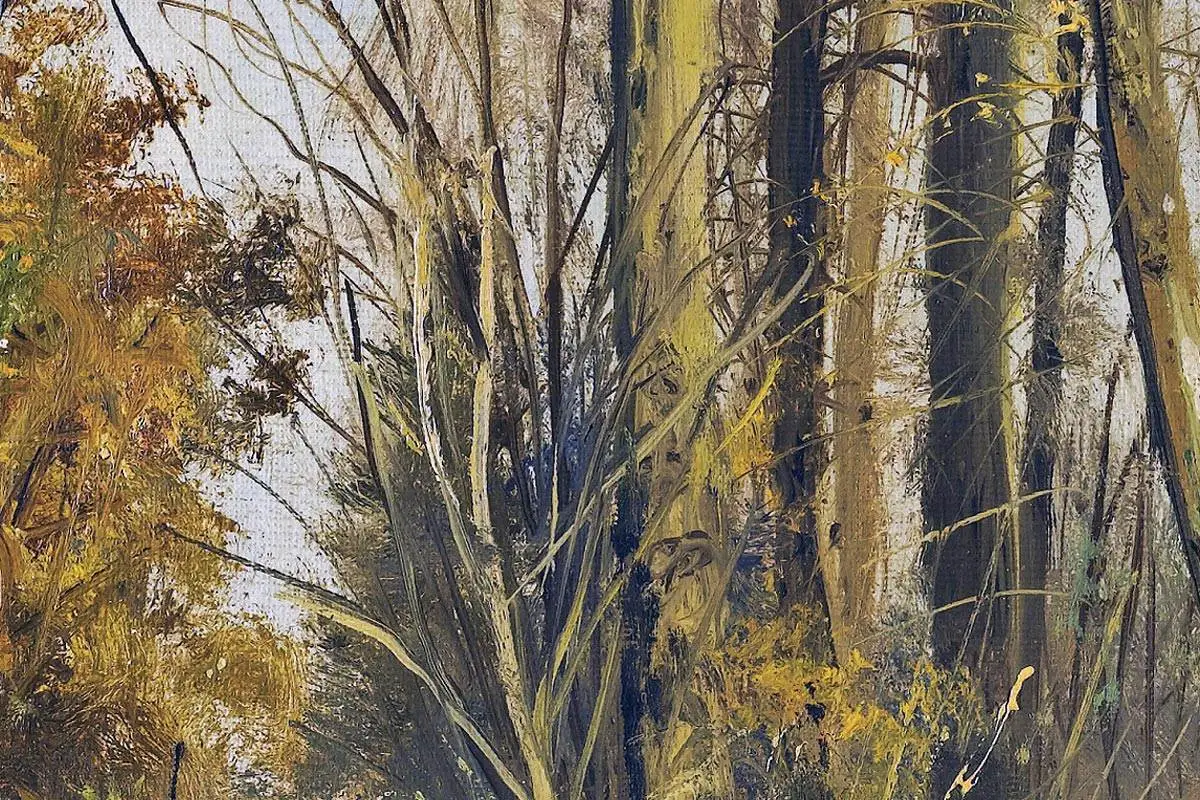 希施金风景画-秋天的树林 (4)