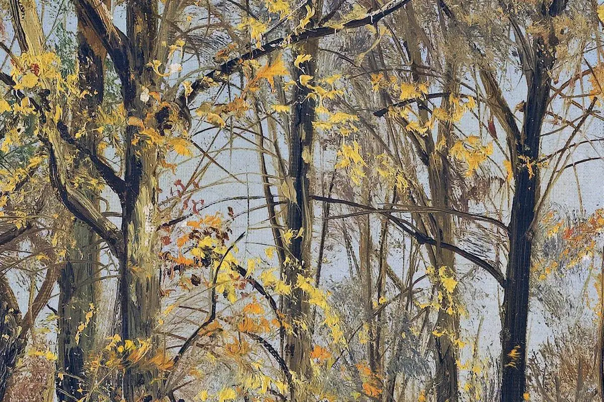希施金风景画-秋天的树林 (3)