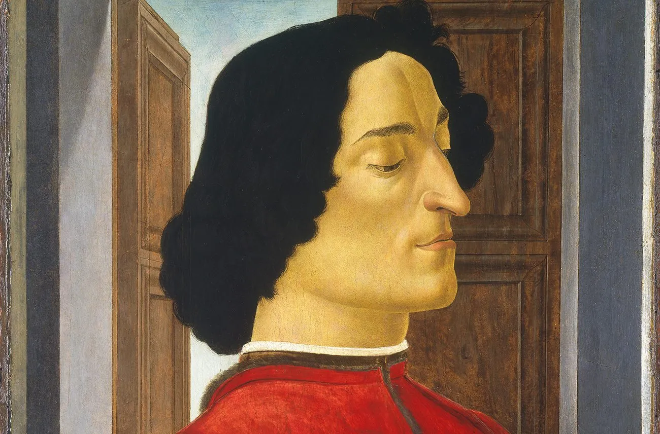 波提切利作品《朱利亚诺·德·梅迪奇肖像》 (2)