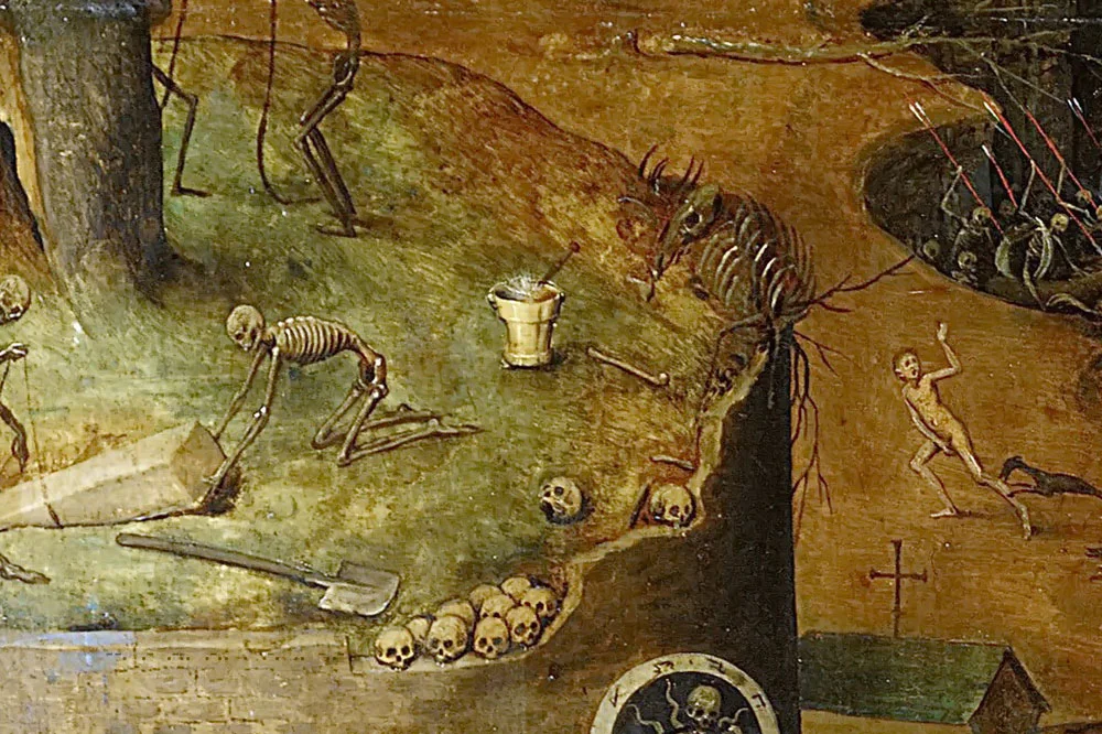 老勃鲁盖尔油画《死神的胜利》局部 (6)