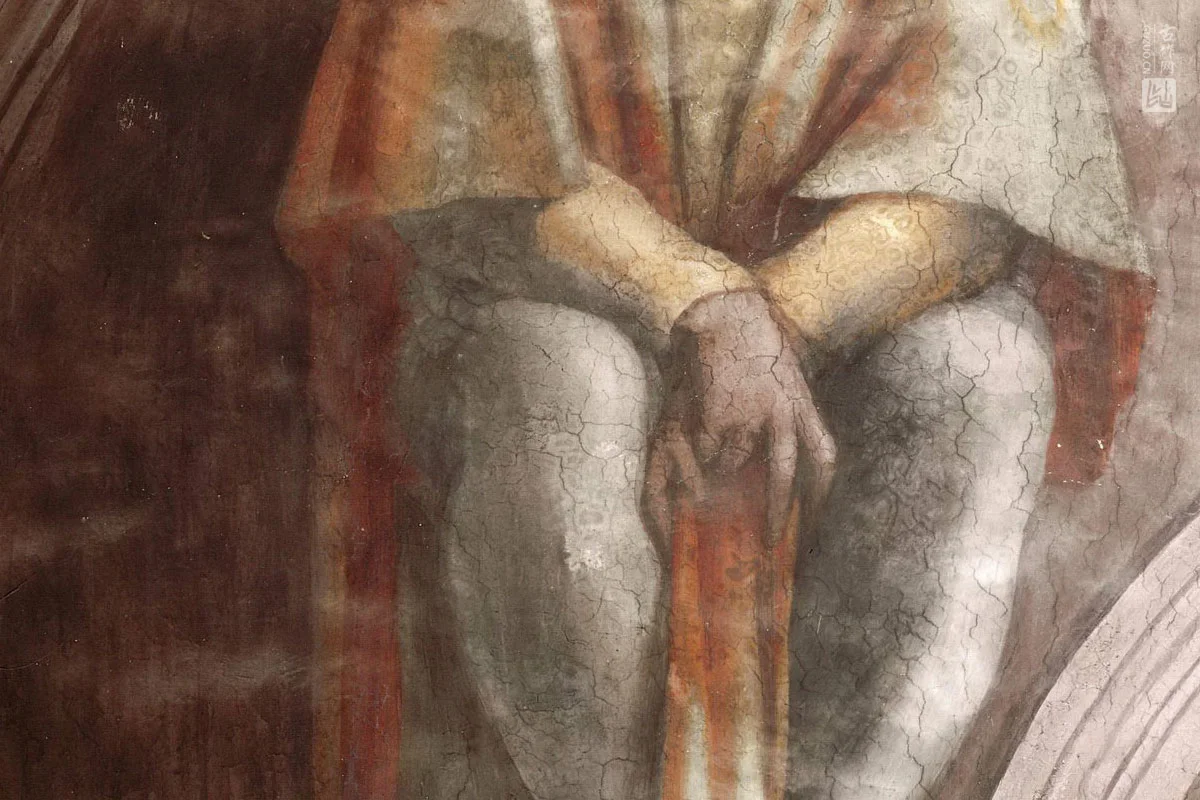 米开朗基罗壁画《基督的祖先：阿米拿达》局部 (2)