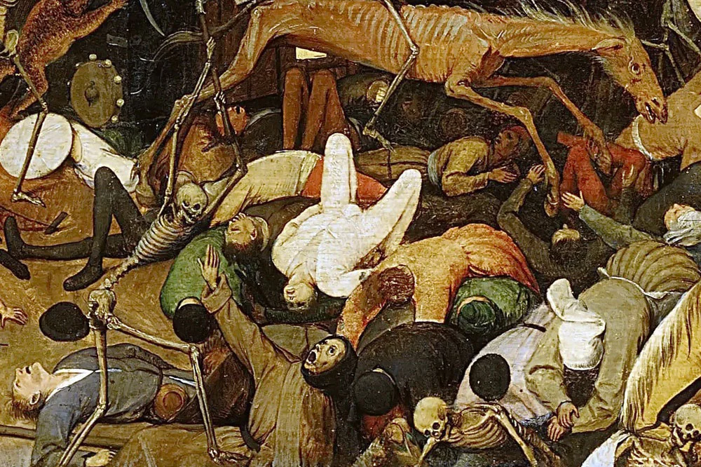 老勃鲁盖尔油画《死神的胜利》局部 (2)