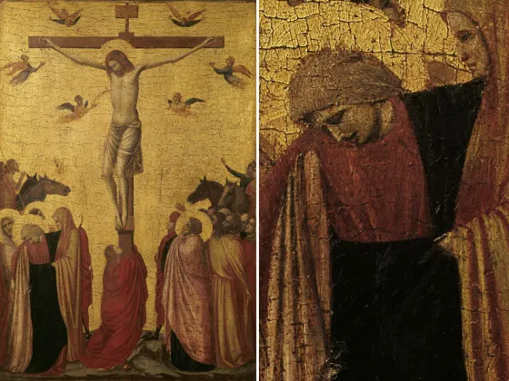 乔托蛋彩画作品《耶稣受难图》