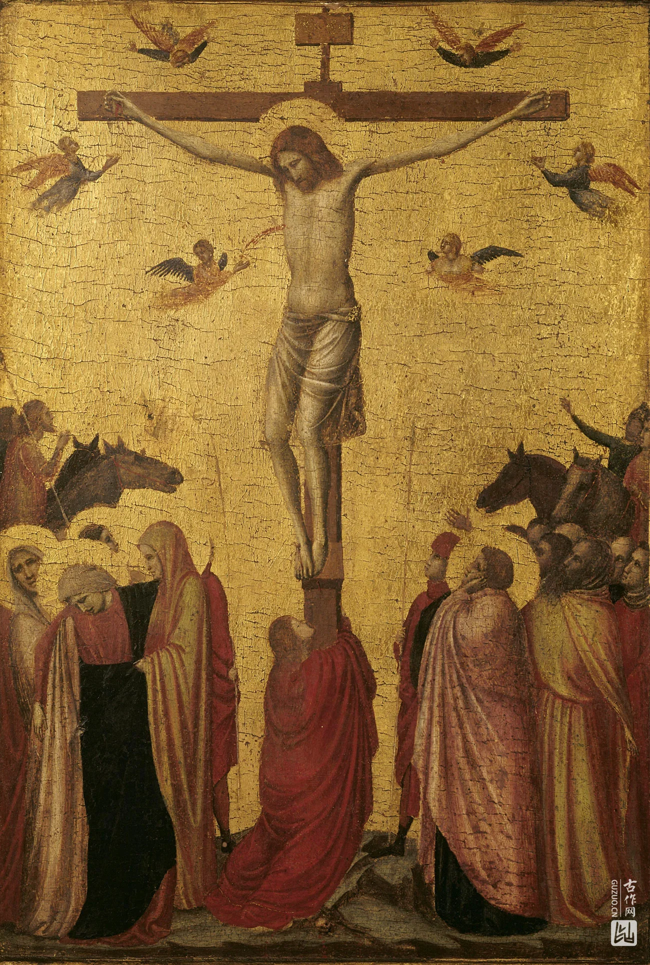 乔托蛋彩画作品《耶稣受难图》高清大图