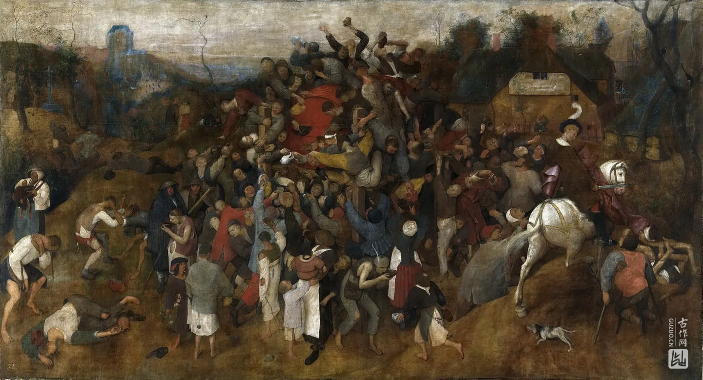 彼得·勃鲁盖尔作品《圣马丁节的葡萄酒》