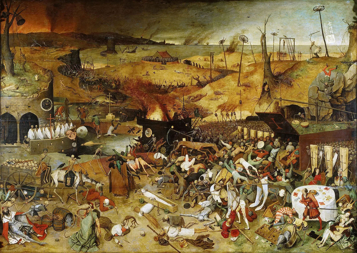 老勃鲁盖尔油画《死神的胜利》高清大图