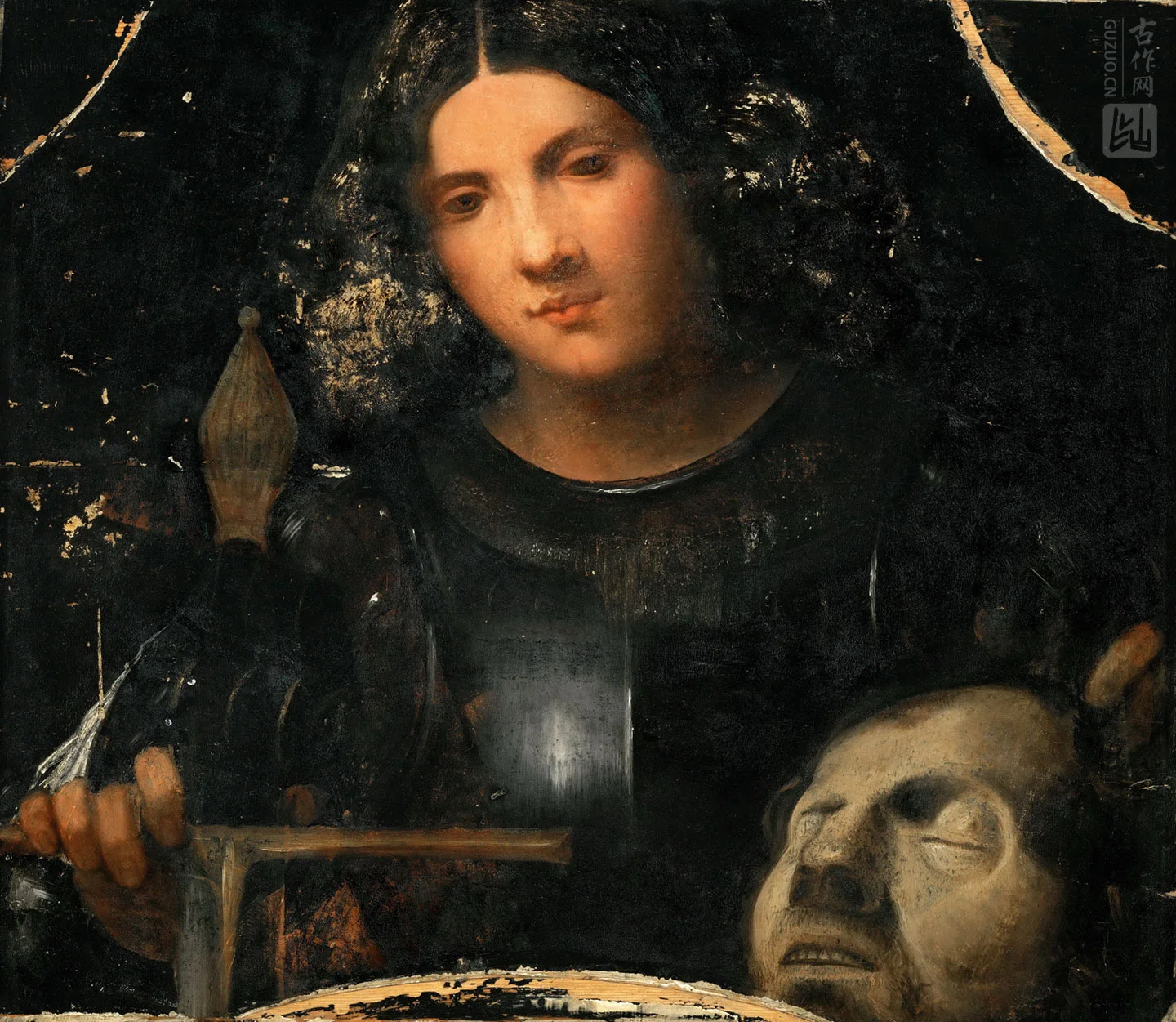乔尔乔内作品《大卫与歌利亚的头颅》高清大图
