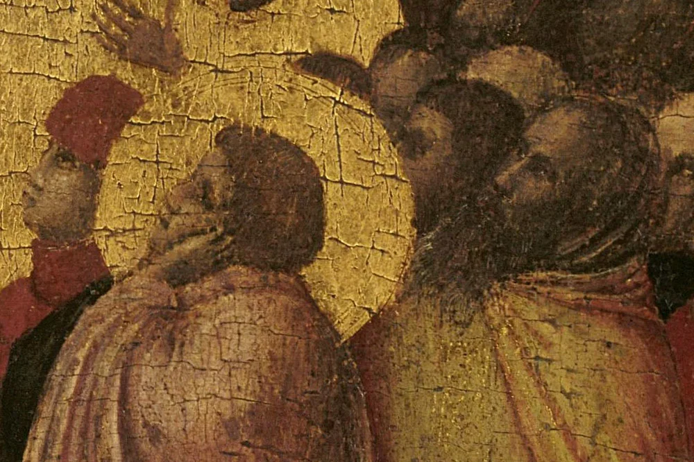 乔托蛋彩画作品《耶稣受难图》局部 (3)