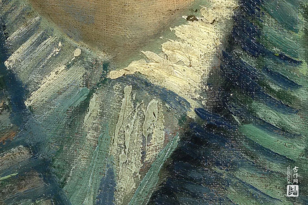 文森特·梵高1887年自画像局部 (3)