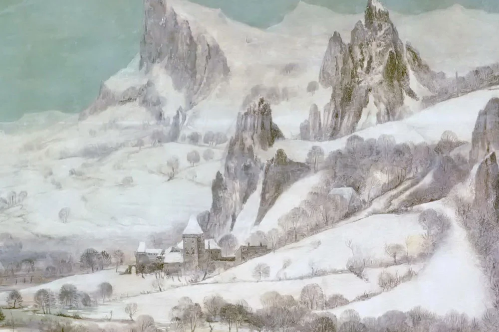 彼得·勃鲁盖尔作品《雪中猎人》局部 (5)