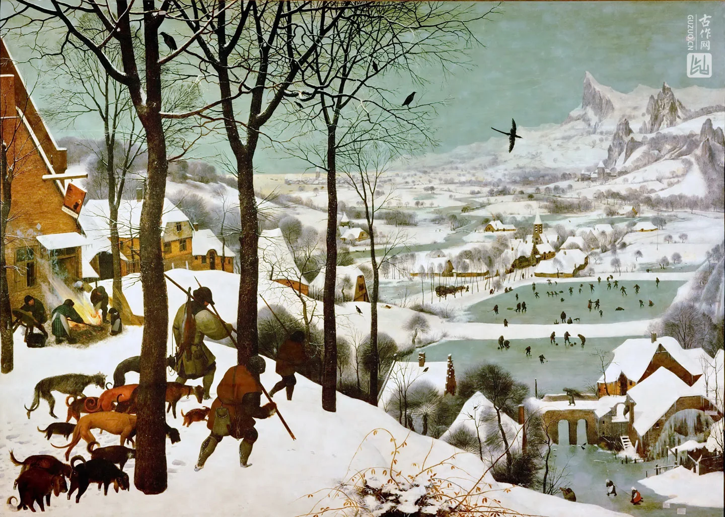 彼得·勃鲁盖尔作品《雪中猎人》