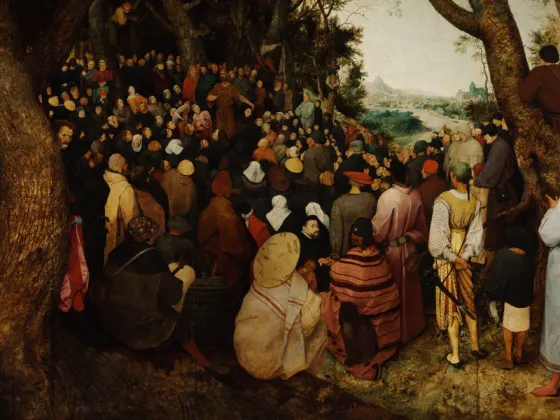彼得·勃鲁盖尔作品《圣约翰洗者的讲道》